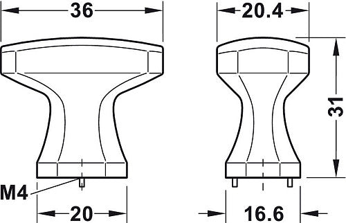Cabinet Knob for Kitchen Furniture, Drawer & Vanity Cabinet