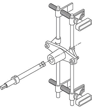 Hafele DBB Mortice Jig and Fittings, Carry Set