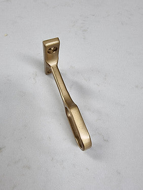 Centre Pillar For Oval Wardrobe Tube, Brushed Dark Brass