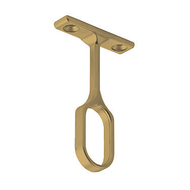Centre Pillar For Oval Wardrobe Tube, Brushed Dark Brass Main image
