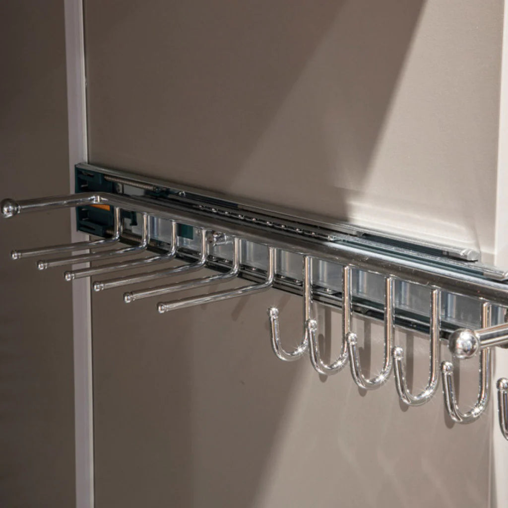 Starax Pull-Out Combi Rail Rack, Steel