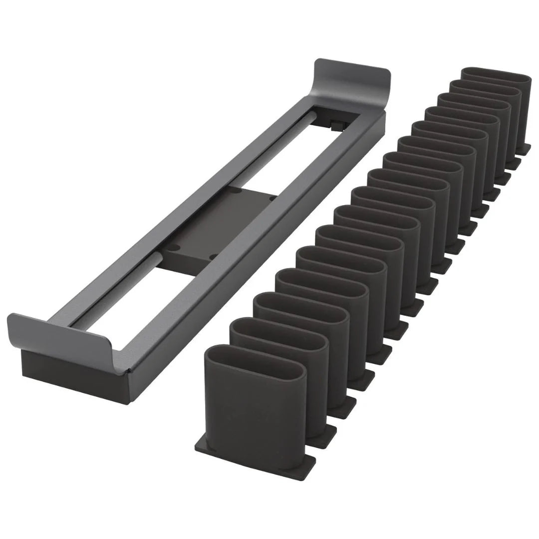 Conero Belt & Tie Rack, Black Finish