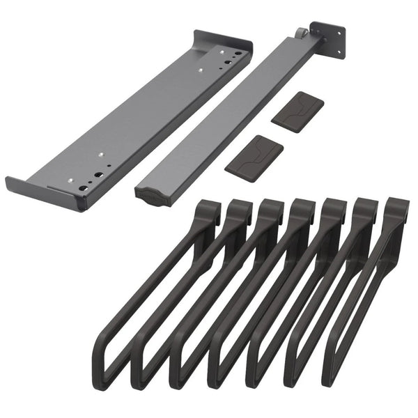 Conero Trouser Rack Pull Out - Side Mount, Black