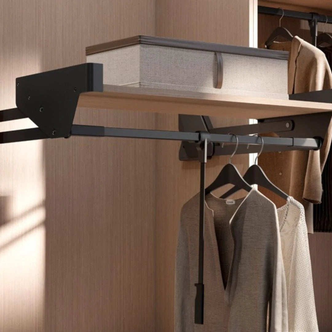 Conero Wardrobe Lift Top, Black Main image