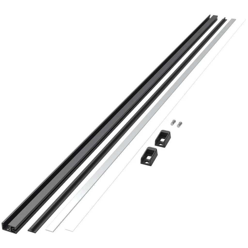 Conero Wardrobe Rail for LED Lighting, Black