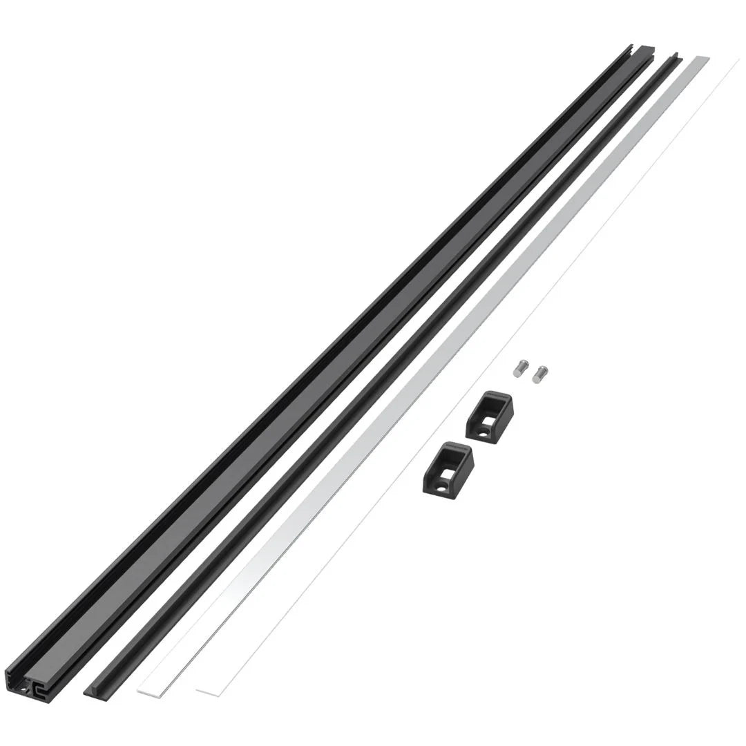 Conero Wardrobe Rail for LED Lighting, Black