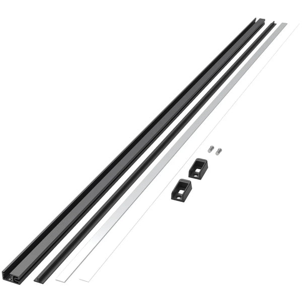 Conero Wardrobe Rail for LED Lighting, Black