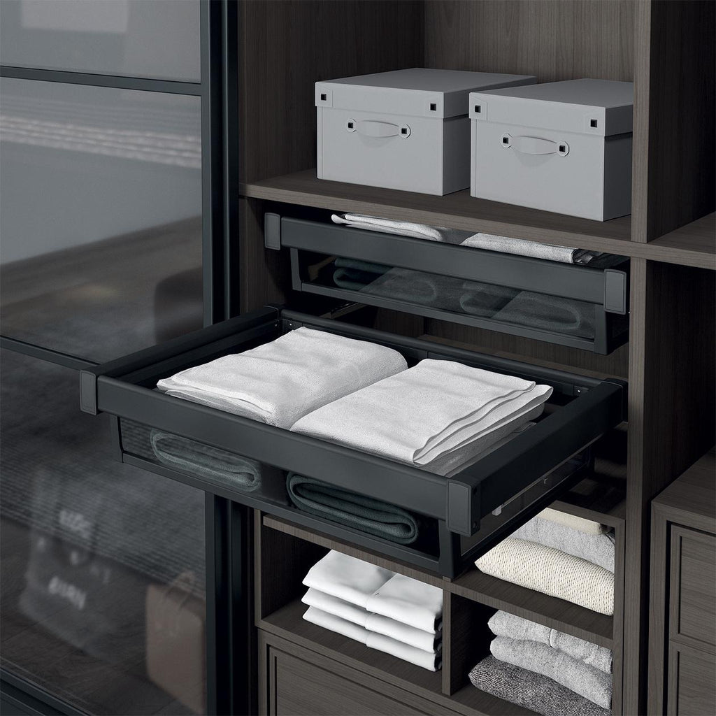 Storg Riki 600mm Deep Drawer, Aluminium frame