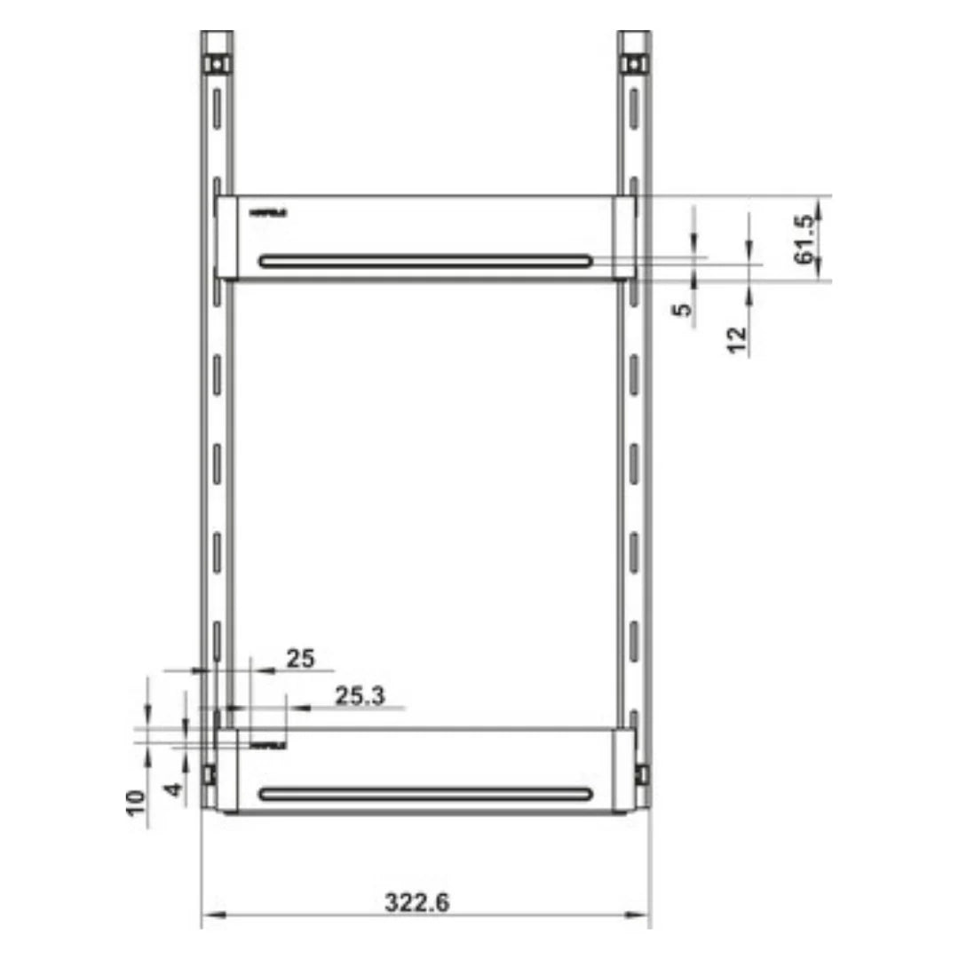 Hafele Utensio Plus H2, Door Rack