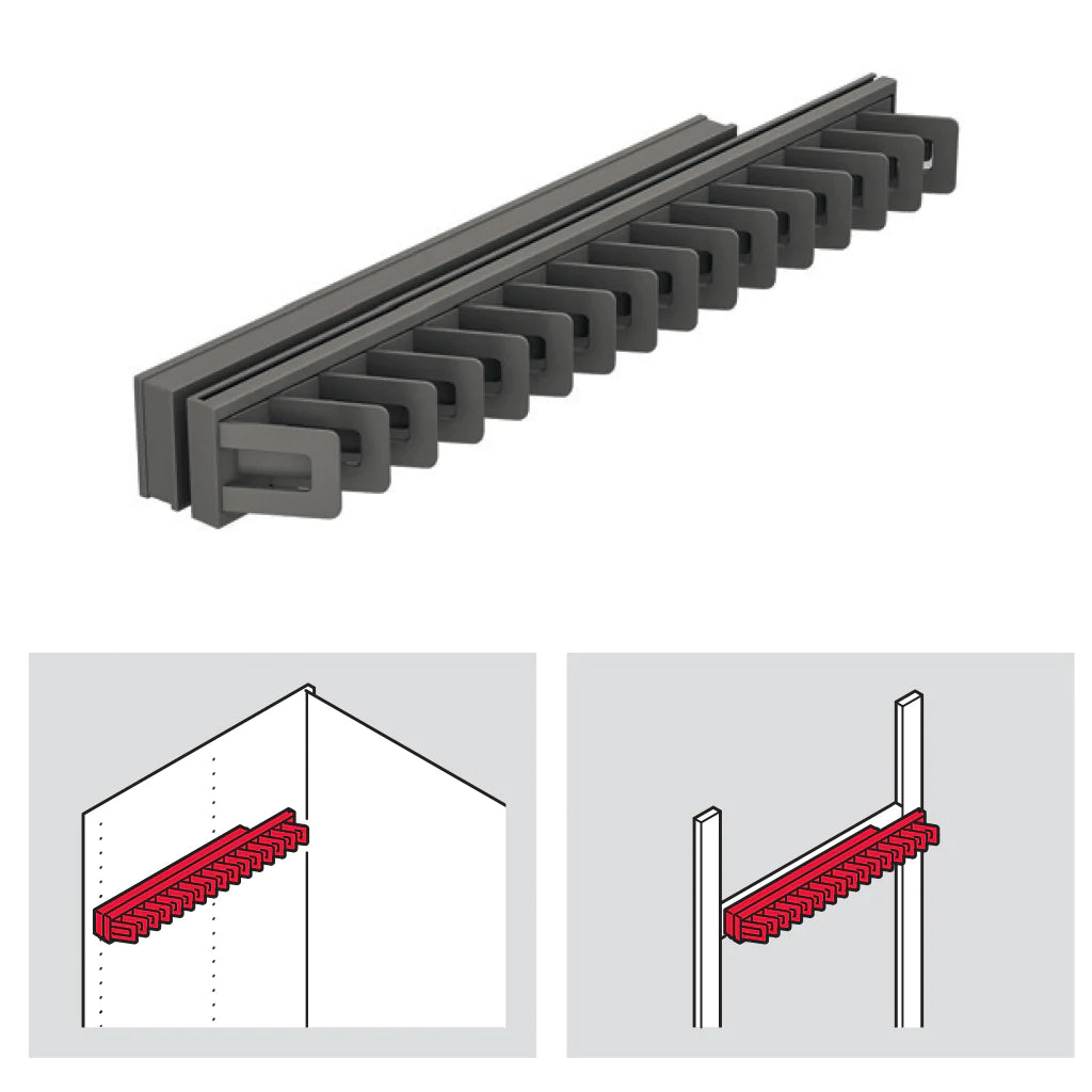 Hafele Multifunction Pull Out, Powder Coated