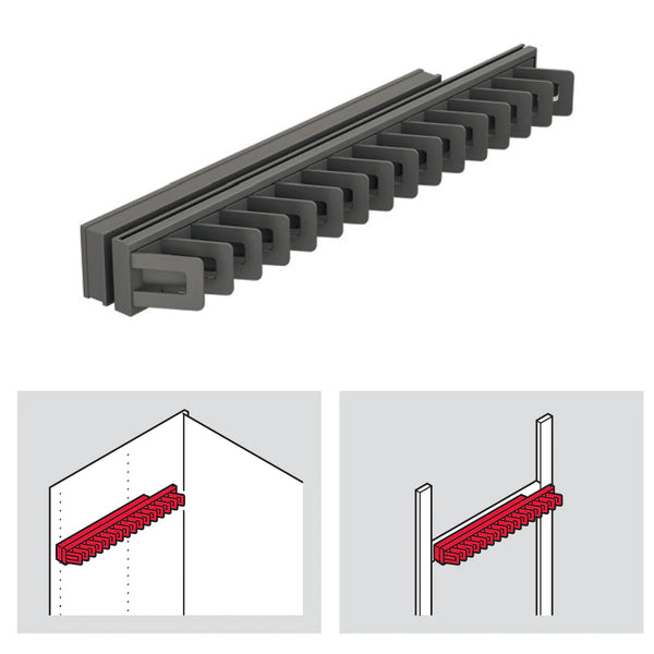 Hafele Multifunction Pull Out, Powder Coated