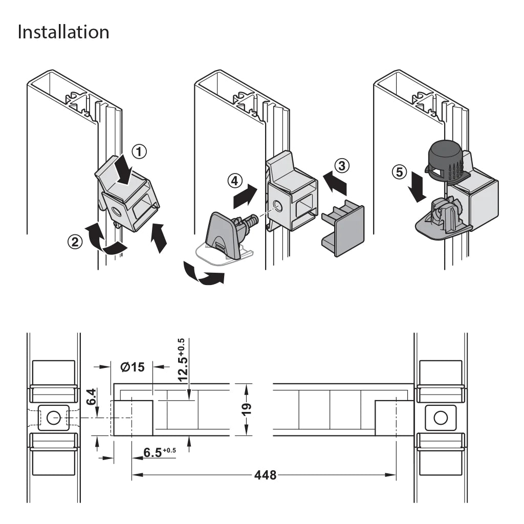 Hafele DressCode Shelf Cube Set