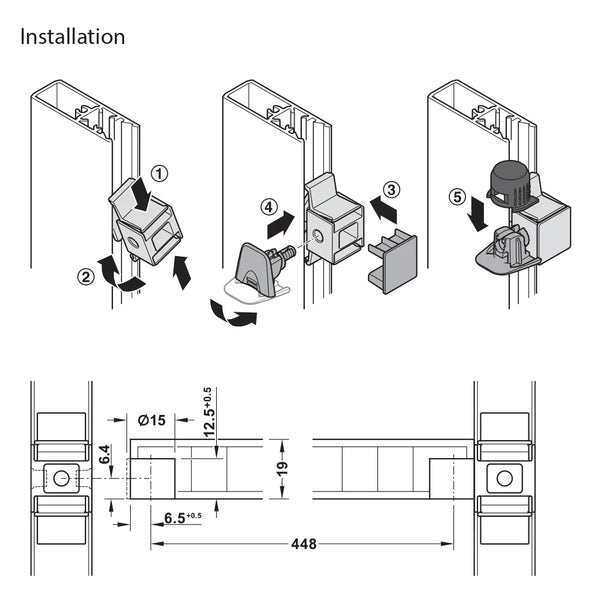 Hafele DressCode Shelf Cube Set