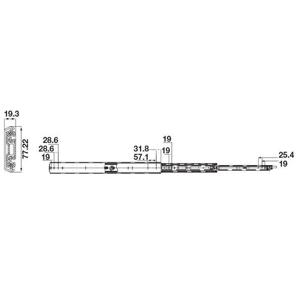 Hafele Extra Heavy Duty Runner