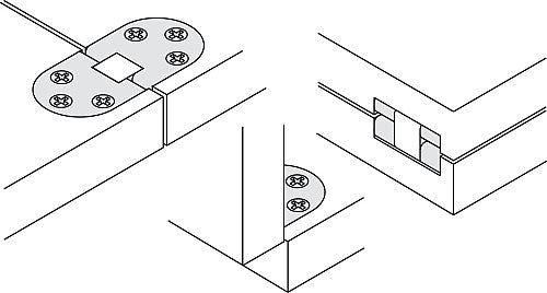 Folding Table Hinge for Folding Tables & Sewing Machine