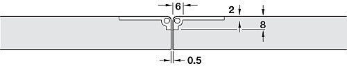 Folding Table Hinge for Folding Tables & Sewing Machine