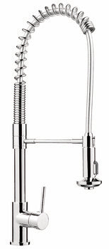 Hafele Mixer Tap Flexible Gooseneck, Polished Chrome Main image
