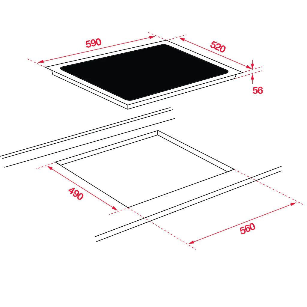 Hafele 60cm Induction Cooktop