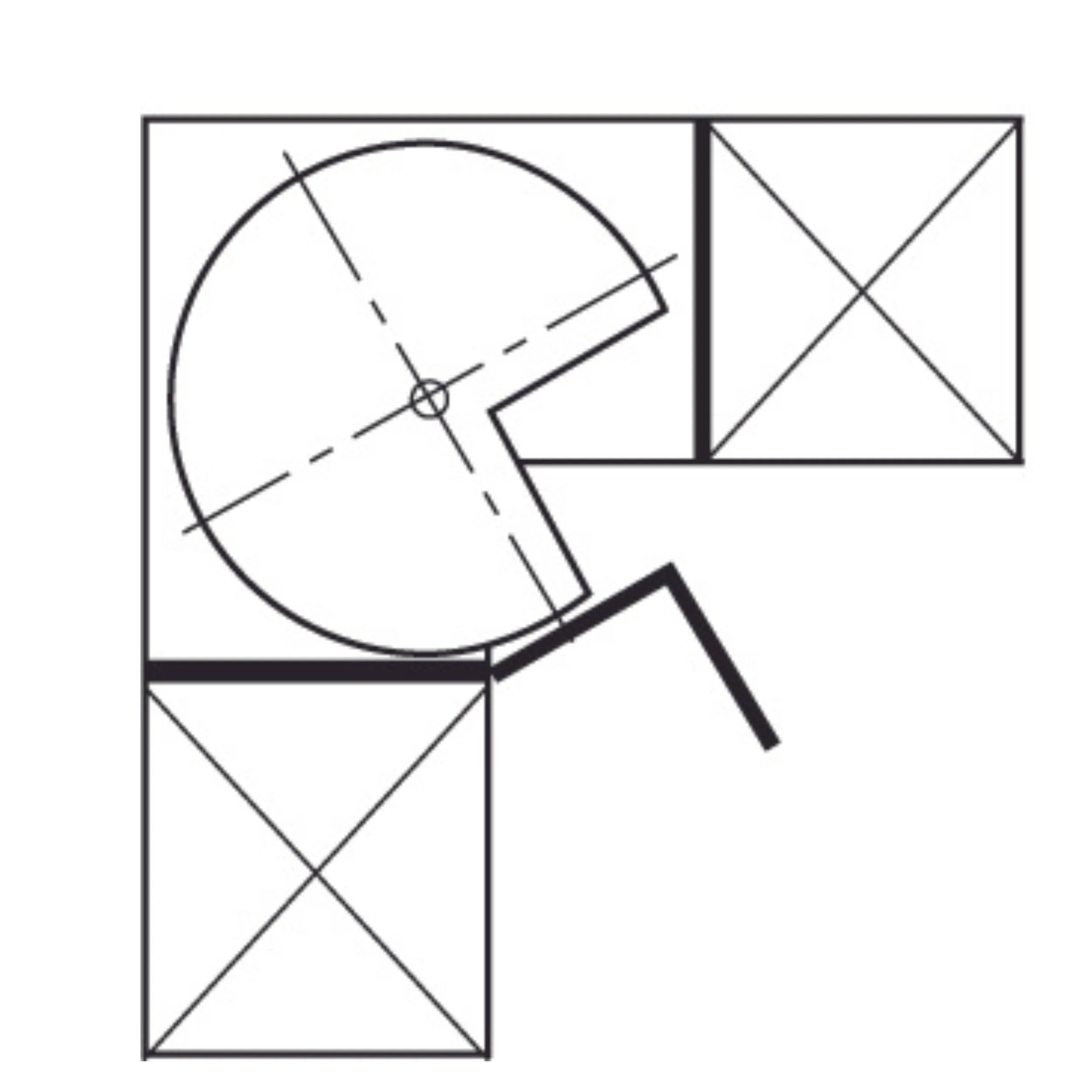 Hafele Corner Carousel Fitting