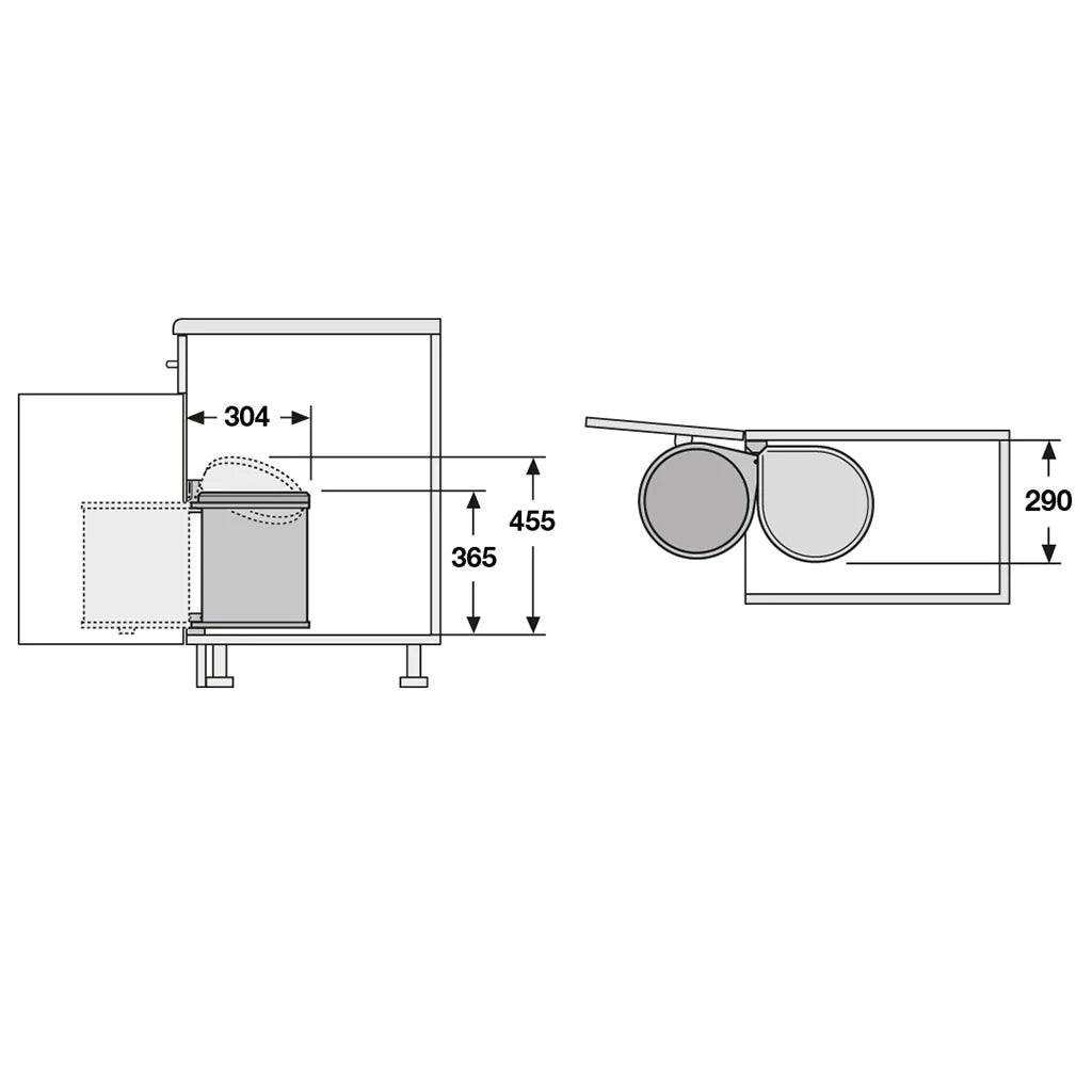 Hafele Hailo Mono 15