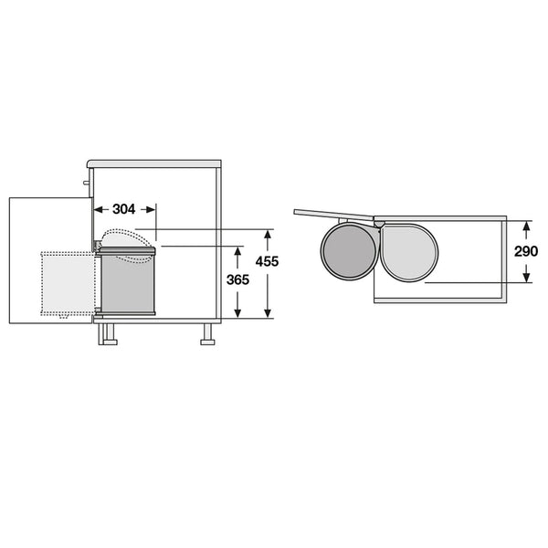 Hafele Hailo Mono 15