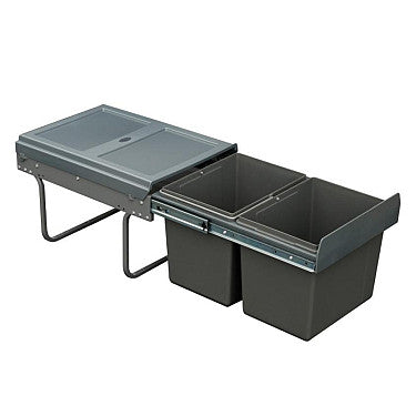 Hafele OSKA Dark Grey Kitchen Waste Bin Base Mount Secondary image