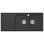 Hafele Quartz Double Bowl Kitchen Sink
