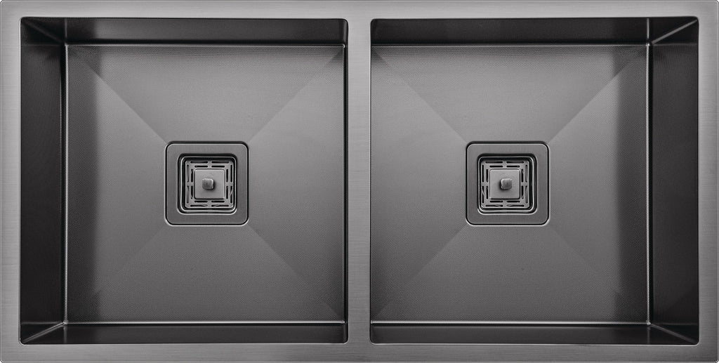 Hafele Squareline Double Bowl Sink – 2x32L