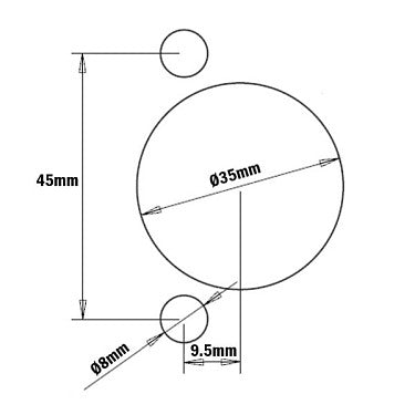 Hafele Soft Close Hinge BLUM Drilling Pattern 110° Degree