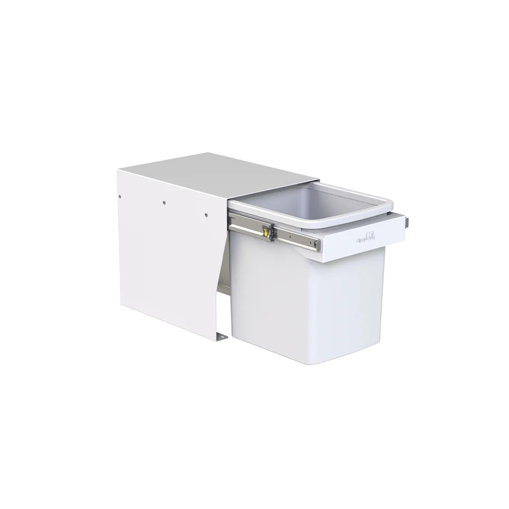 Hideaway Waste Bin Compact Soft-Close 1x15 Ltr (Door Pull)