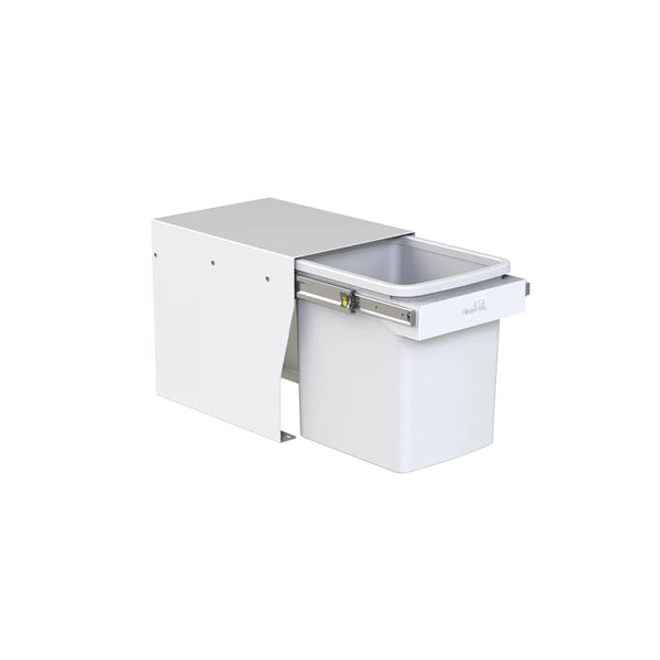 Hideaway Waste Bin Compact Soft-Close 1x15 Ltr (Door Pull)