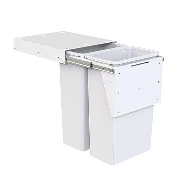 Hideaway Waste Bin Compact Soft-Close 2x40 Ltr (Door Pull) Secondary image
