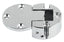 Flap Hinge, Plano-Medial, Zinc Alloy, Opening Angle 90°