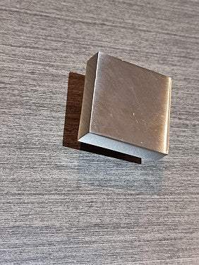 Brushed Nickel Square Knob for Kitchen & Furniture 40x40mm