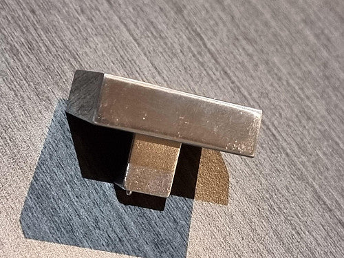 Brushed Nickel Square Knob for Kitchen & Furniture 40x40mm