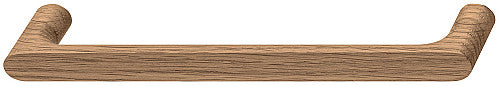D Shape Wood Handle Oak Natural Lacquered Secondary image