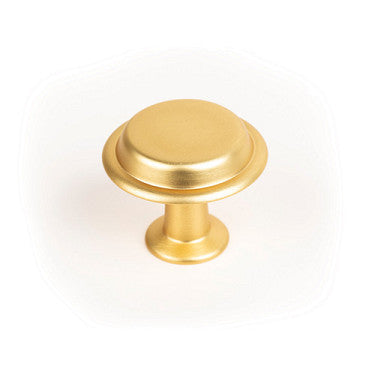 Land 40mm Antique Knob Brushed Gold