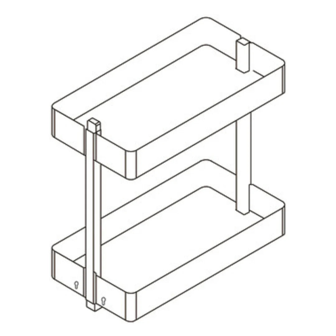 Hafele Utensio Plus H2, Maxi Base Pull out Unit