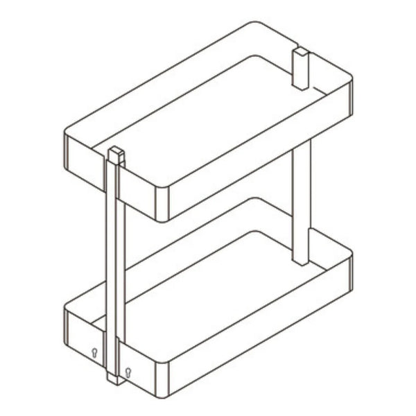 Hafele Utensio Plus H2, Maxi Base Pull out Unit