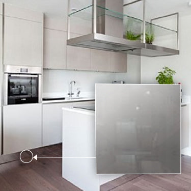 Mirror Finish Laminated Kitchen Kickboard 150mm Main image