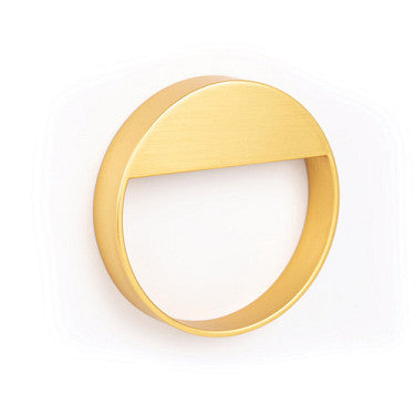 Momo Bau Circular Handle 90mm In Brushed Gold