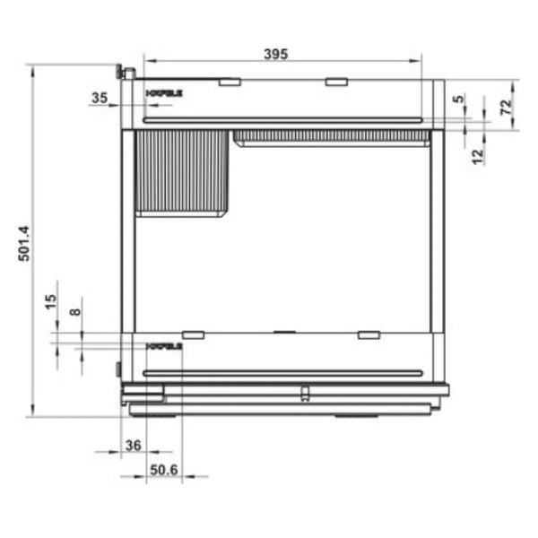 Hafele Utensio Plus H2 Multi Base Unit, Steel