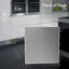 Brushed Aluminium Laminate Kitchen Kickboard (laminate sheet only)- Pack of Four 150mm