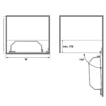 Tandem Side for Pantries