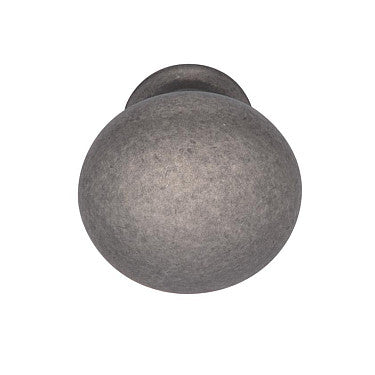 Antique Mushroom Knob, Iron & Pewter Finish Secondary image