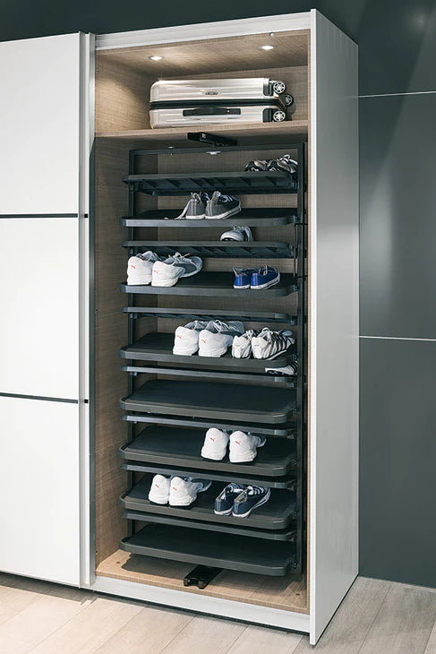 180° rotates Pull out show rack Secondary image