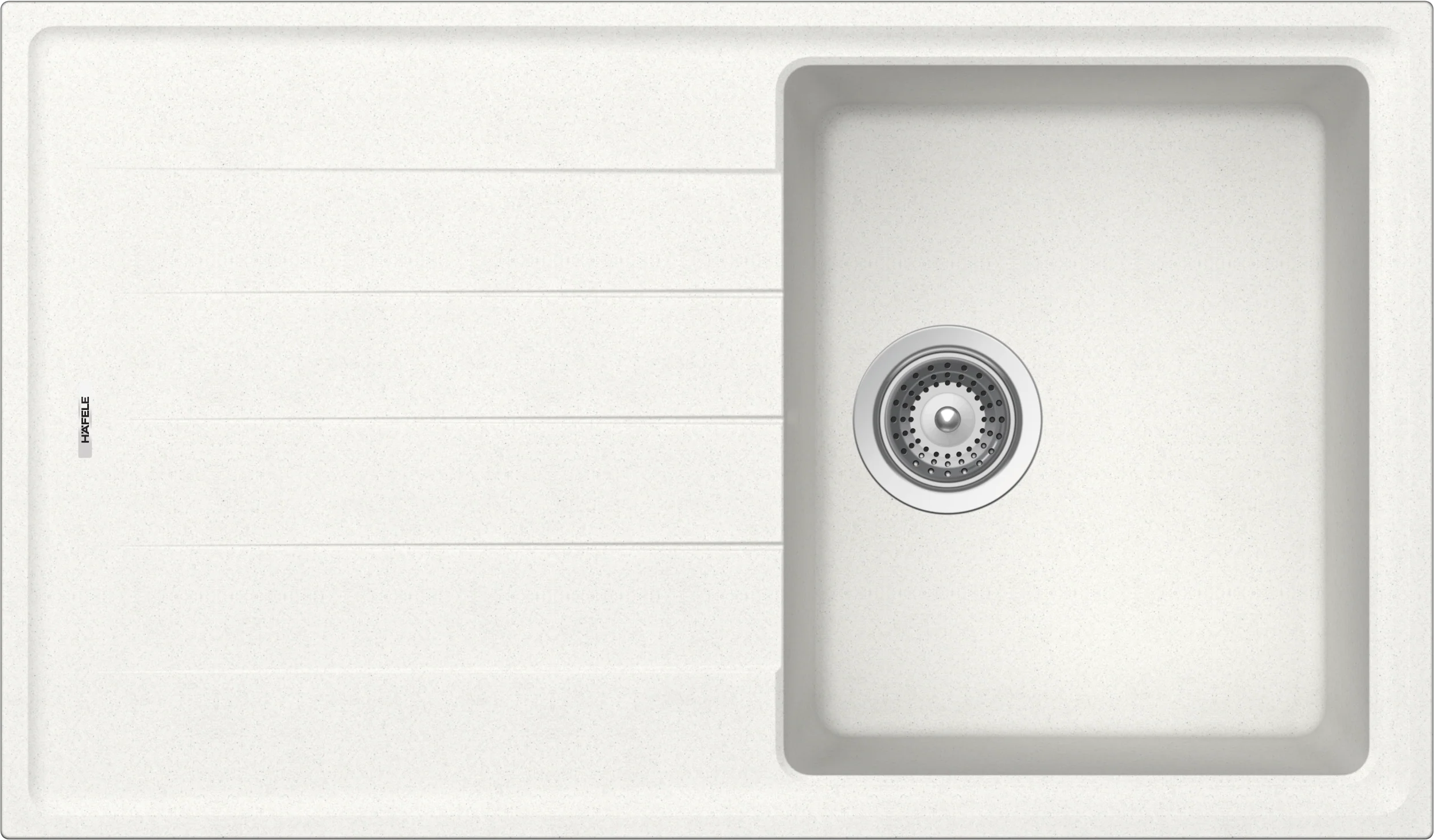 Hafele Quartz Single Bowl Sink with Drainer Secondary image