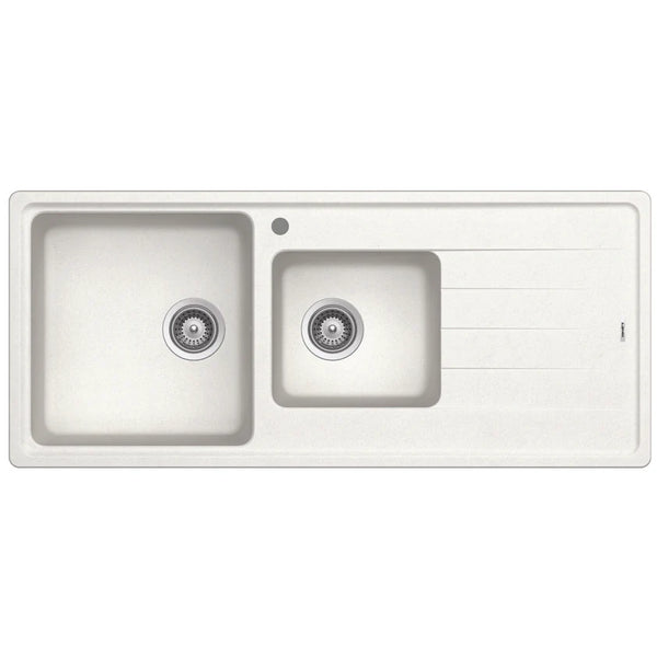 Hafele Quartz 1 & 3/4 Bowl Sink with LH Drainer