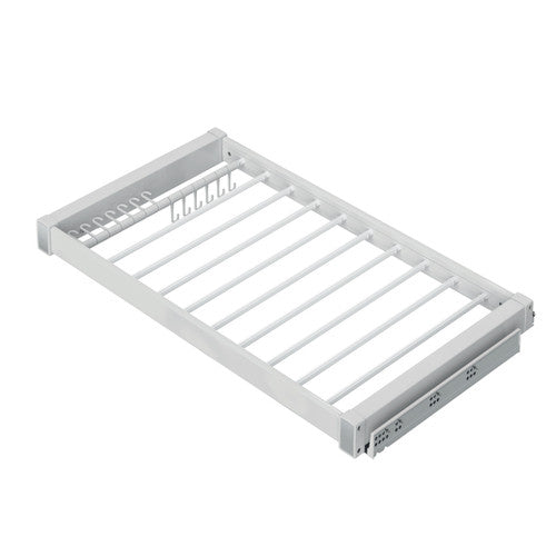Soft Close Pull-Out Trouser Rack 900mm, Aluminium