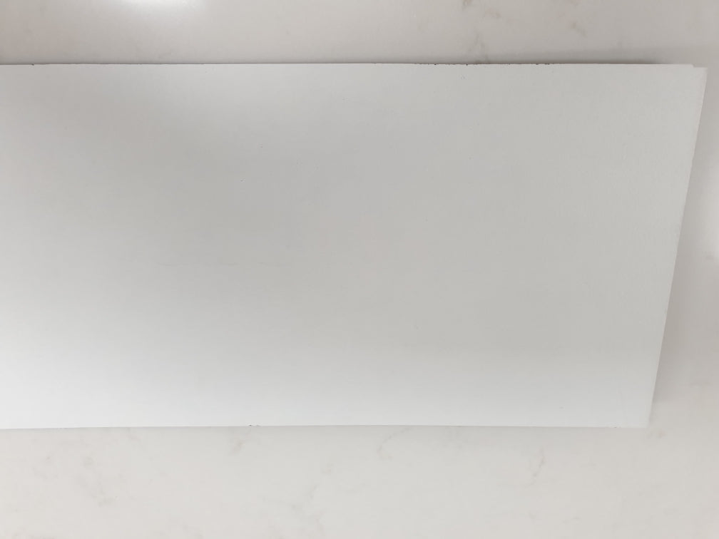 White Finish Laminated Kitchen Kickboard matt 150mm Main image